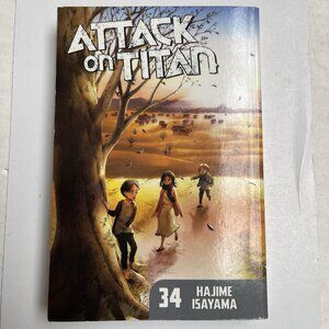 Attack on Titan Volume 34 by Hajime Isayama in English Manga Book Series 2016